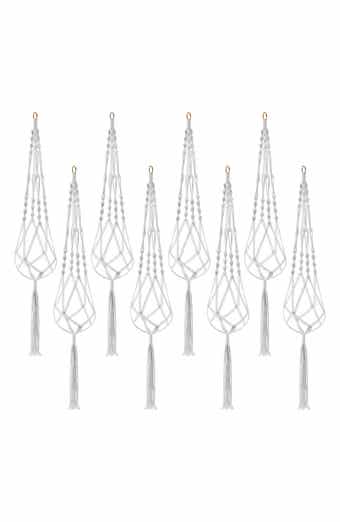 Set of 8 Macramé Plant Hangers