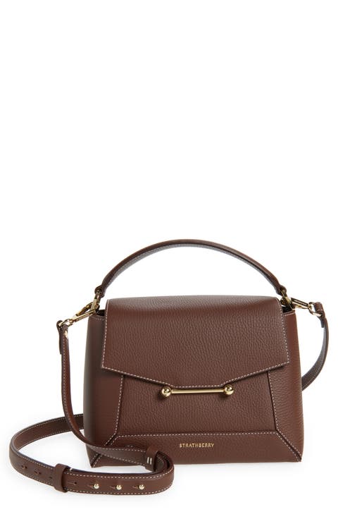 Mosaic Leather Top Handle Bag