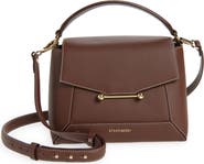 Strathberry Mosaic Leather Top Handle Bag