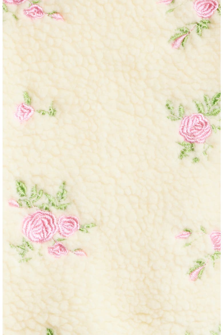 Rose Petals Quarter Zip Pullover, Alternate, color, CREAM