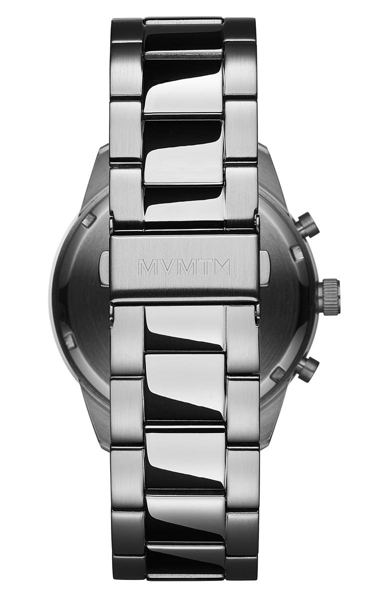 MVMT Powerlane Chronograph Bracelet Watch, 43mm, Alternate, color, Blue