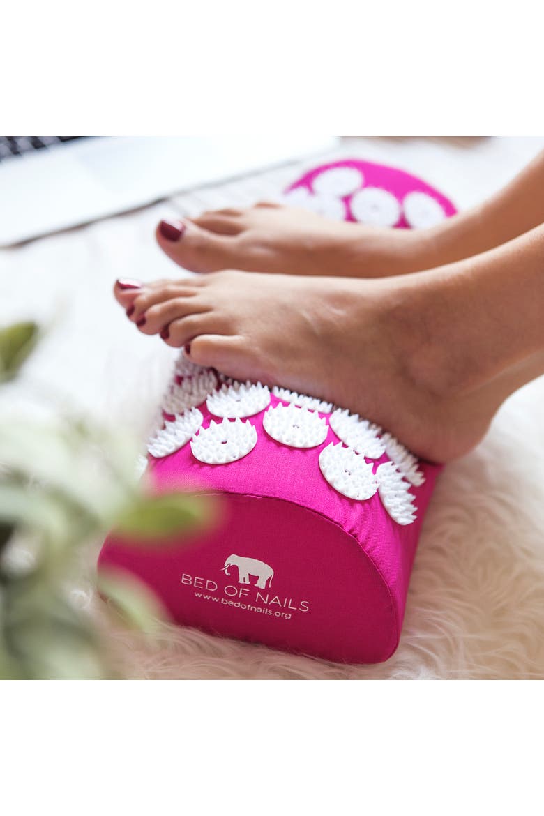 Bon Acupressure Pillow Original Acupressure Design with 2142 Precision Nails, Alternate, color, Pink