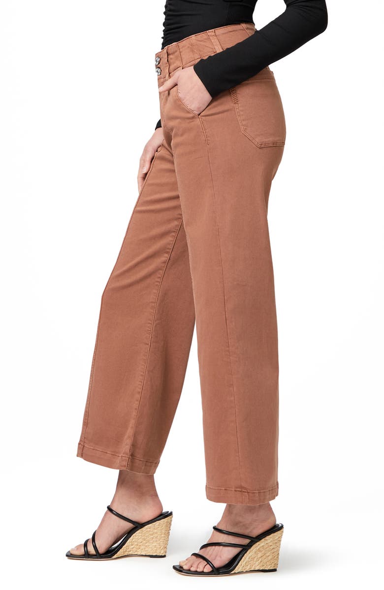 PAIGE Brooklyn High Waist Crop Wide Leg Pants, Alternate, color,