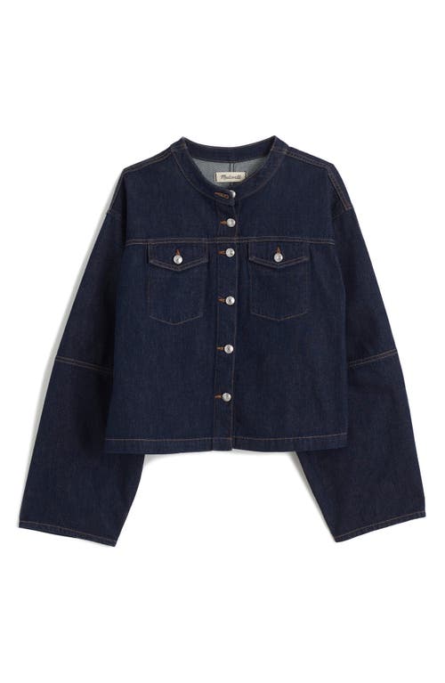 Madewell Cocoon Sleeve Denim Jacket In Essex Wash