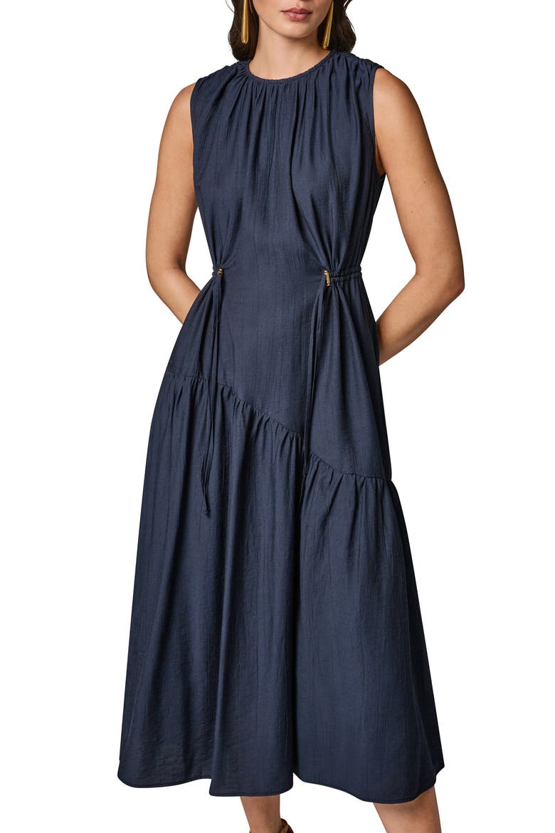 Sleeveless Midi Dress, Main, color, NIGHTFALL