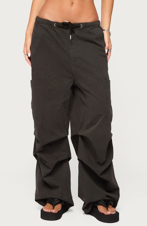Emzi Baggy Cotton Cargo Pants