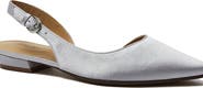 Lands' End Leather Slingback Low Heels