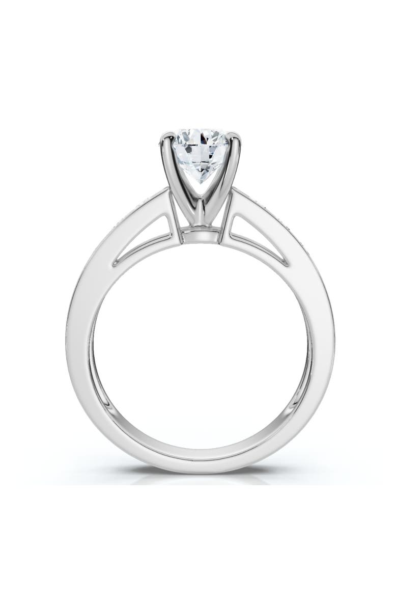 Bliss Diamond Certified 3 Ct Diamond Engagement Ring Cathedral Lab Grown, Alternate, color, 14K White Gold