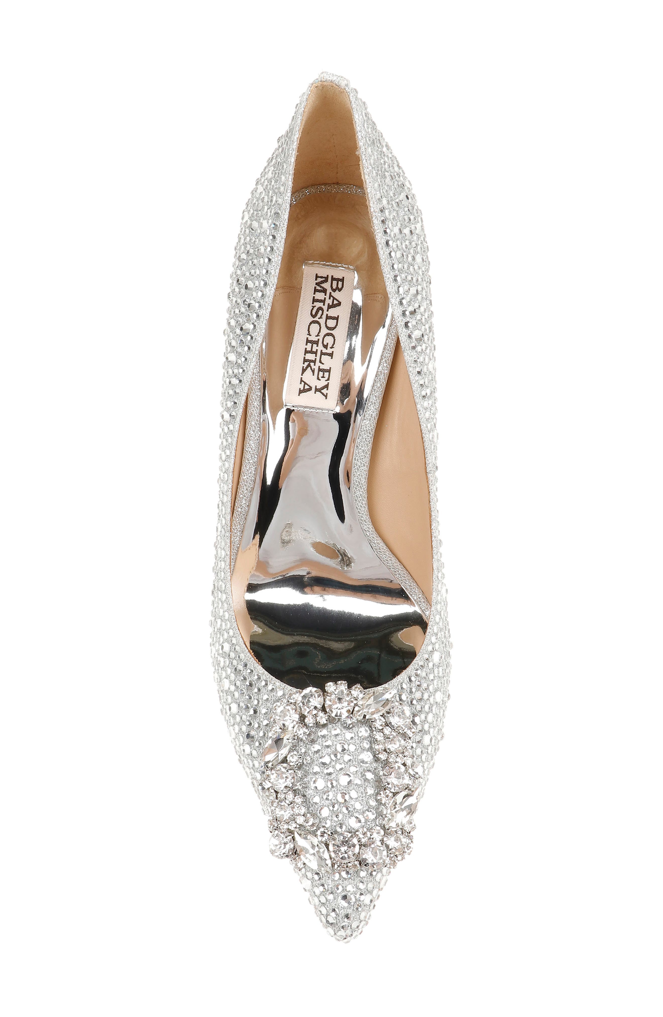 Cher II Pointed Toe Pump, Alternate, color, SILVER