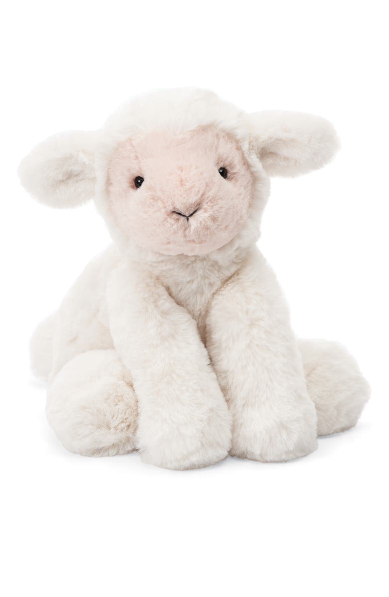 Jellycat Smudge Lamb Stuffed Animal, Main, color, 