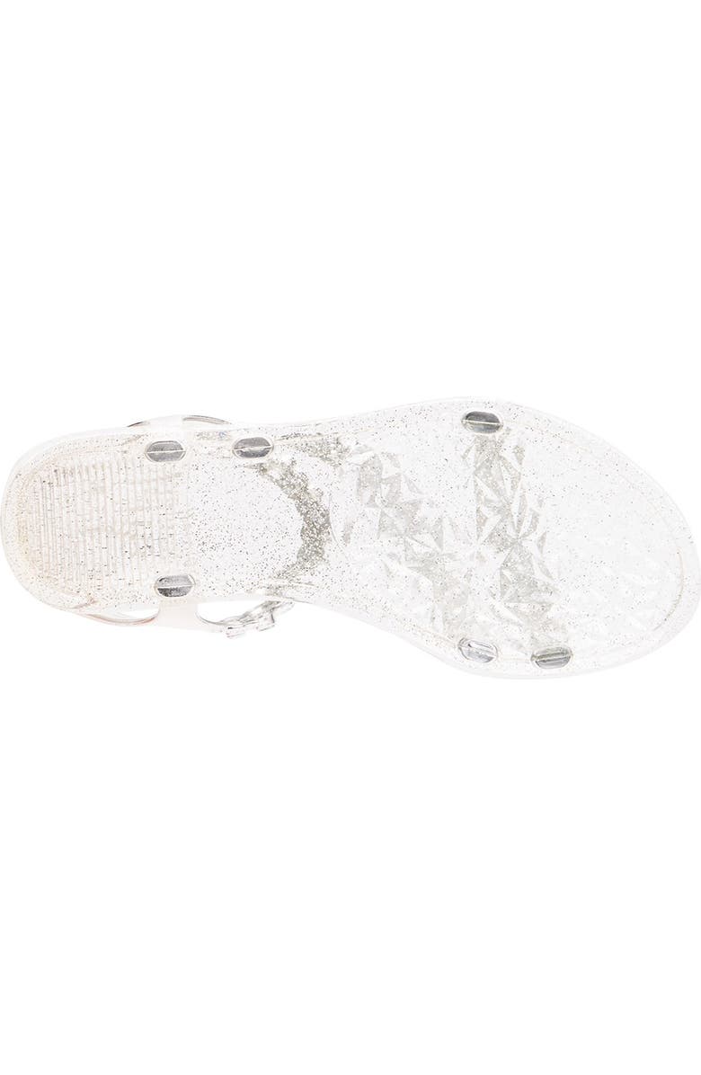 OLIVIA MILLER Embellished Jelly Sandal, Alternate, color,