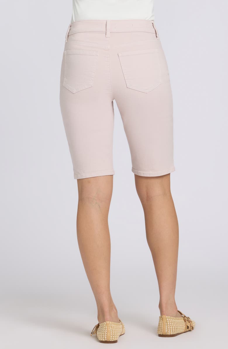 NYDJ Briella Stripe Denim Bermuda Shorts, Alternate, color, Rock Flower