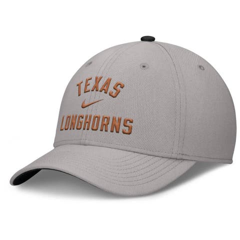 Men's Nike Gray Texas Longhorns Rise Prep Performance Flex Hat