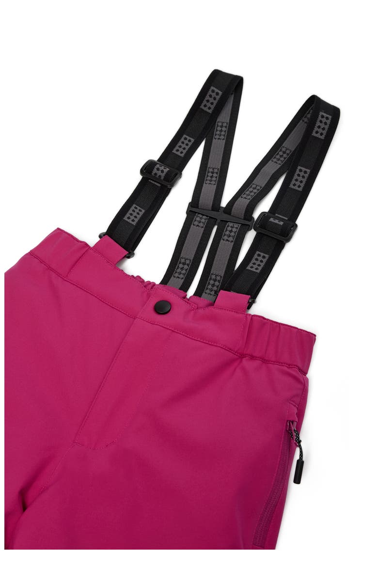 Kids' Waterproof Ski Pants, Alternate, color, PINK