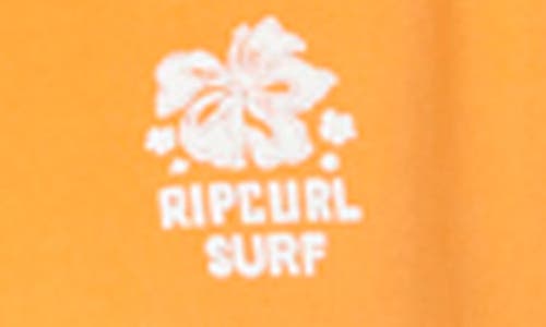 Rip Curl Hibiscus Heritage Hoodie In Light Orange
