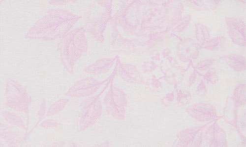 Maison Des Fleurs Floral Microfiber Sheet Set In Purple