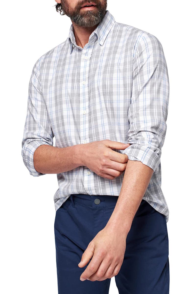 Faherty The Movement Check Button-Up Shirt, Main, color,