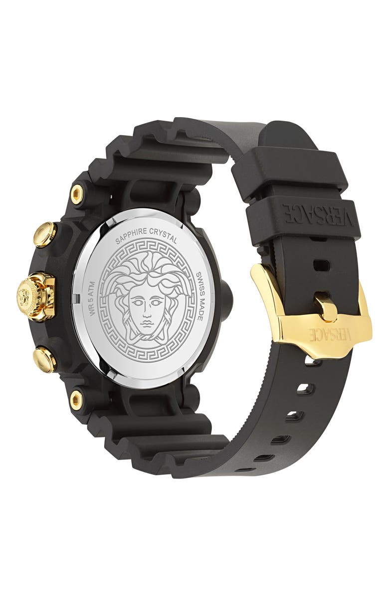 Versace Real Active Chronograph Bracelet Watch, 45mm, Alternate, color,