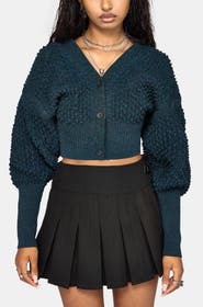 Disturbia Valene Dragon Scales Knit Cardigan