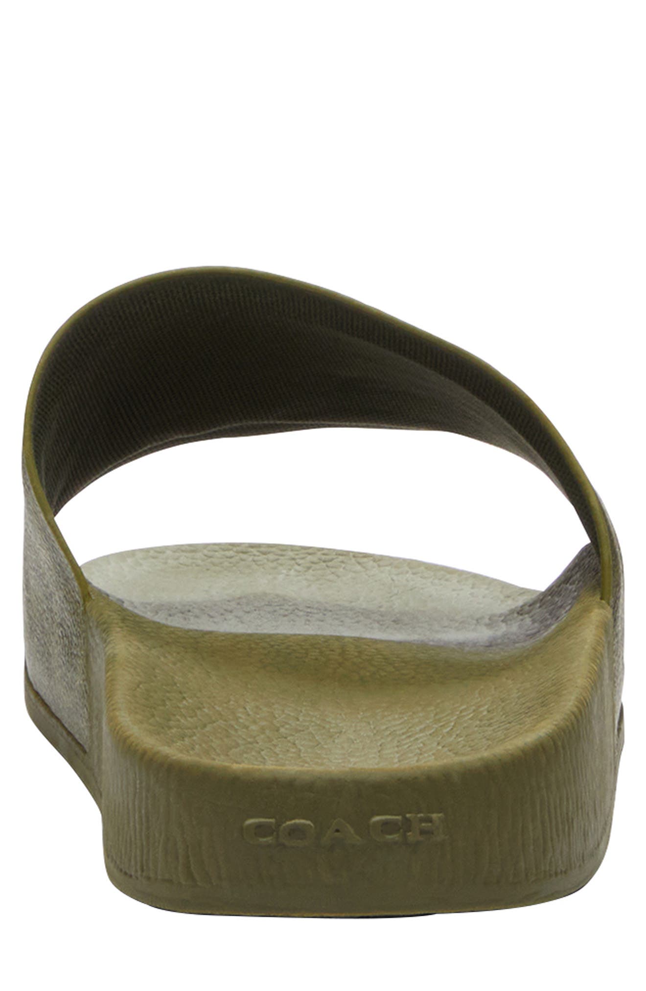 Signature Slide Sandal, Alternate, color, OLIVE.