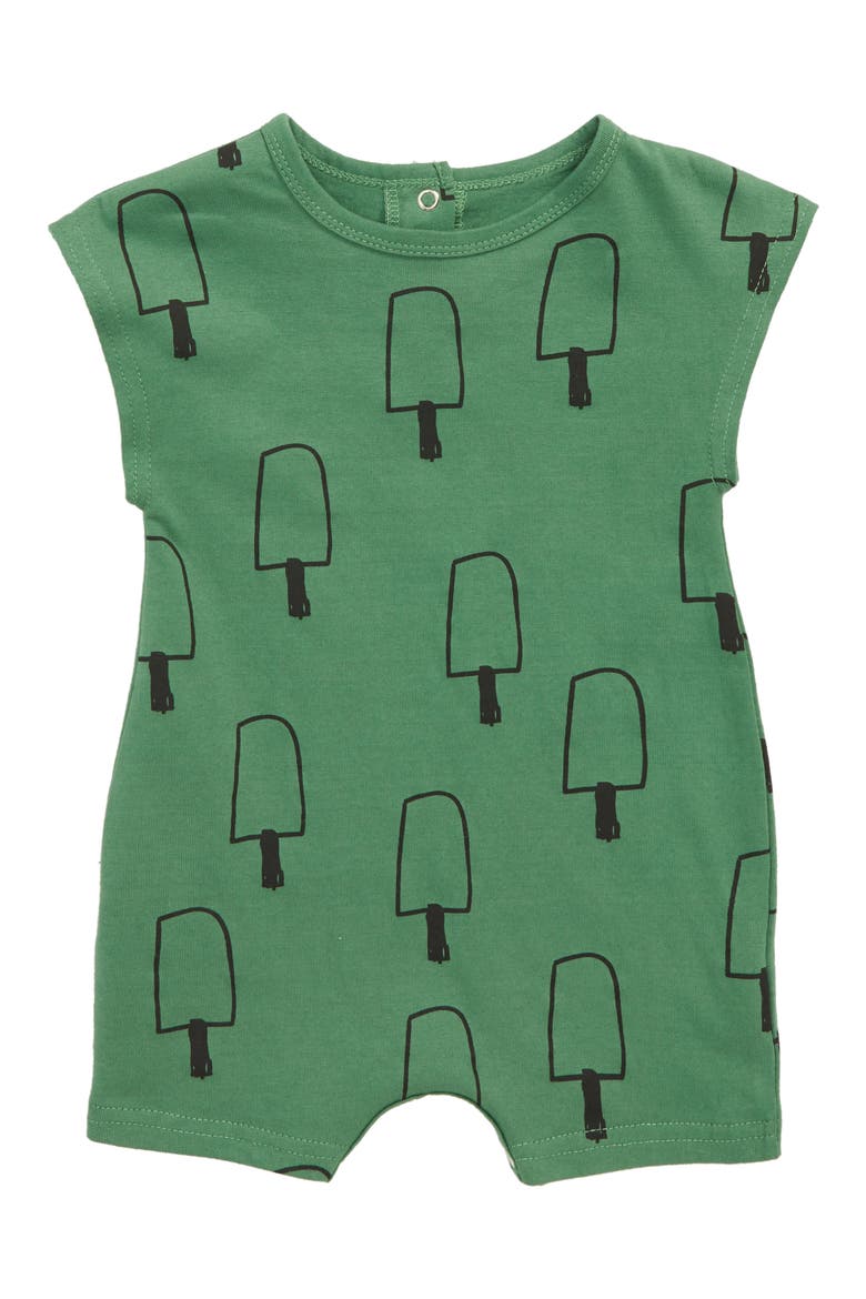 Green Ice Cream Romper, Main, color, GREEN