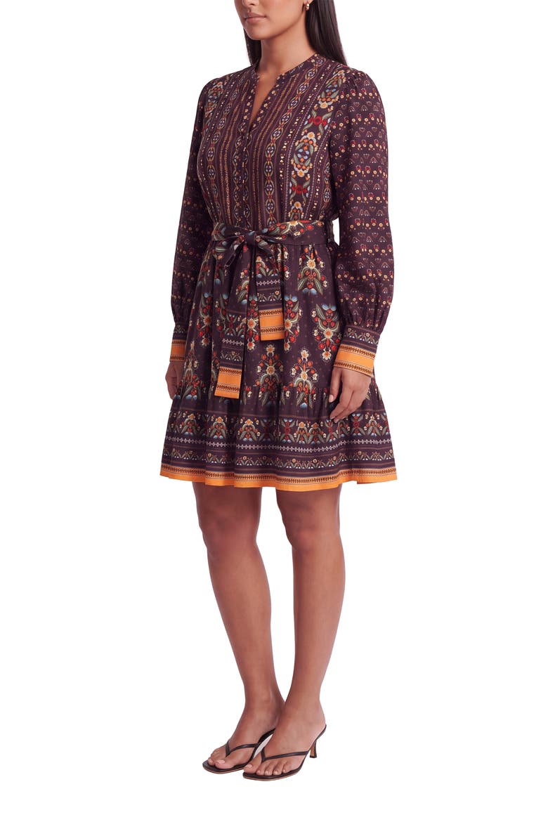 Kira Minidress, Alternate, color, BROWN MULTI