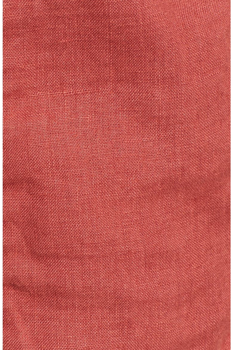 Drawstring Linen Shorts, Alternate, color, RED COWHIDE