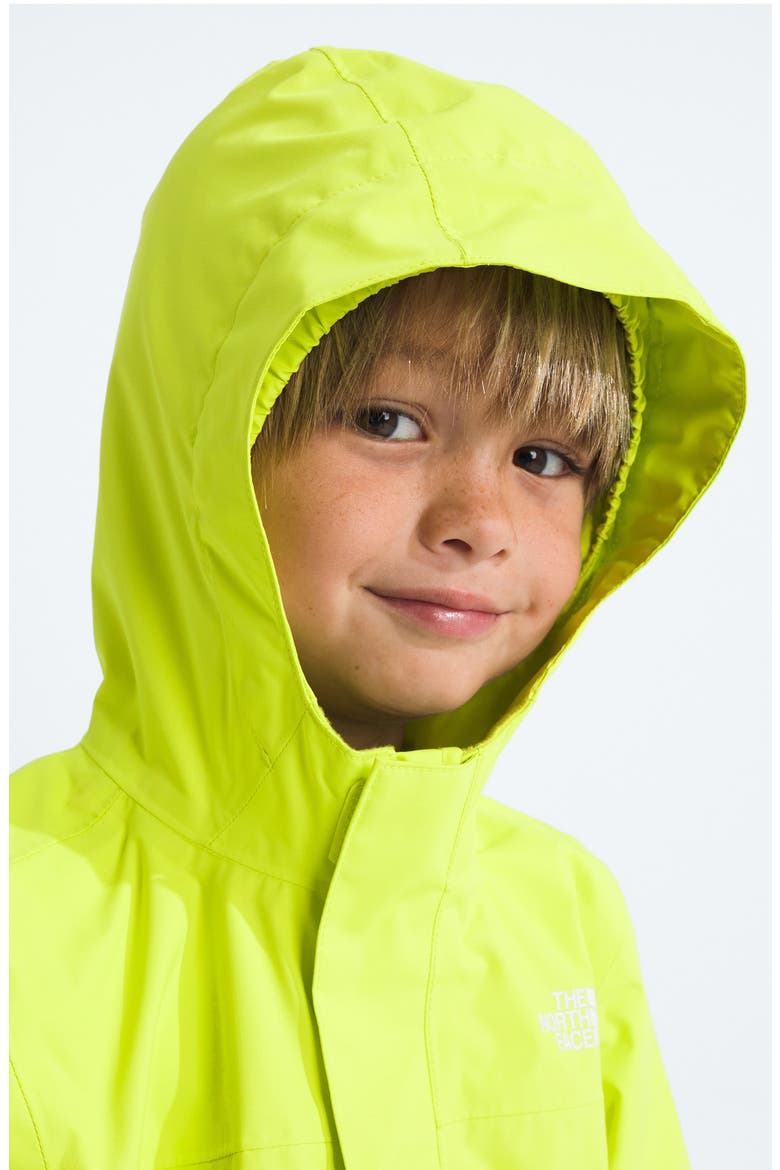 Kids' Antora Waterproof Recycled Polyester Rain Jacket, Alternate, color, FIZZ LIME