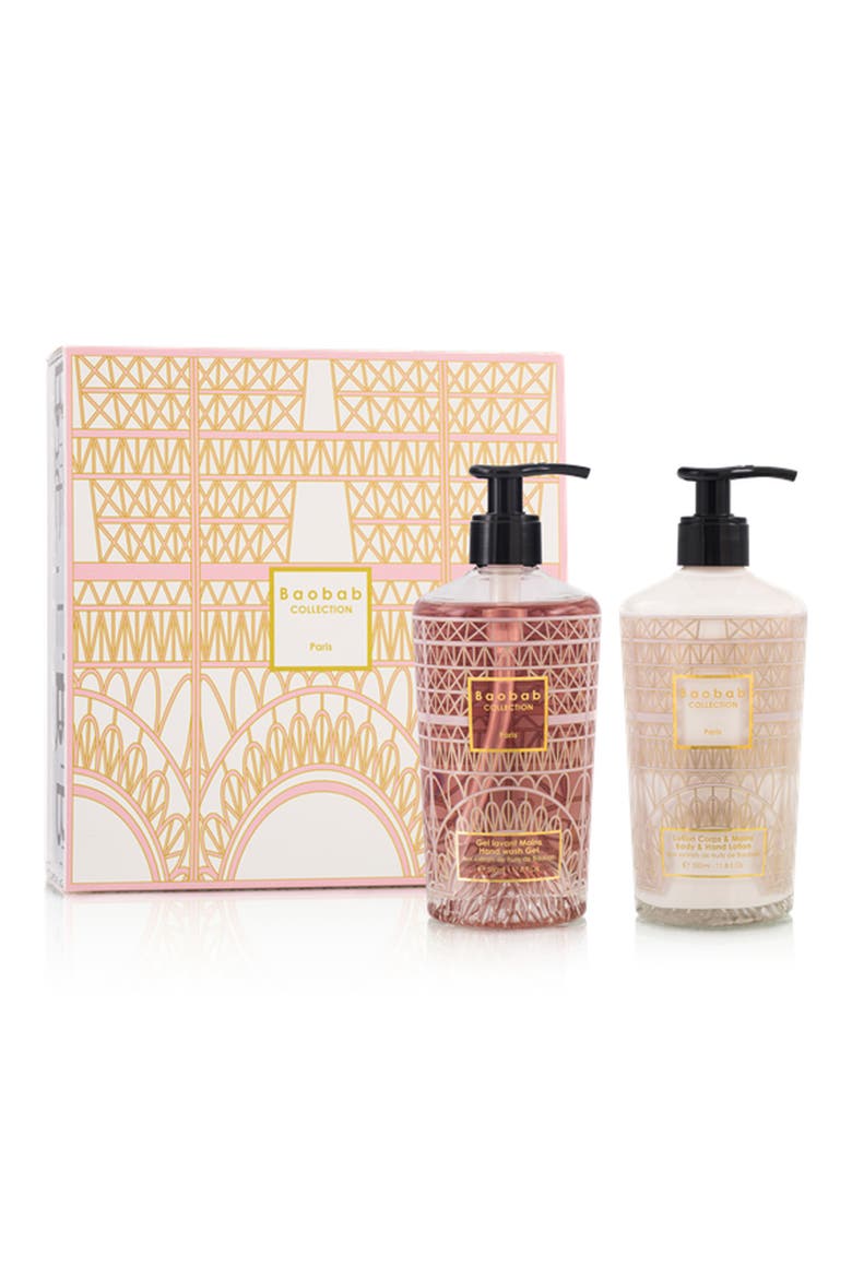 Paris Hand Wash & Lotion Gift Set, Main, color, PARIS