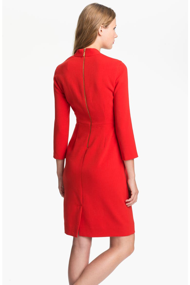 'shiella' woven sheath dress, Alternate, color, MODERN RED