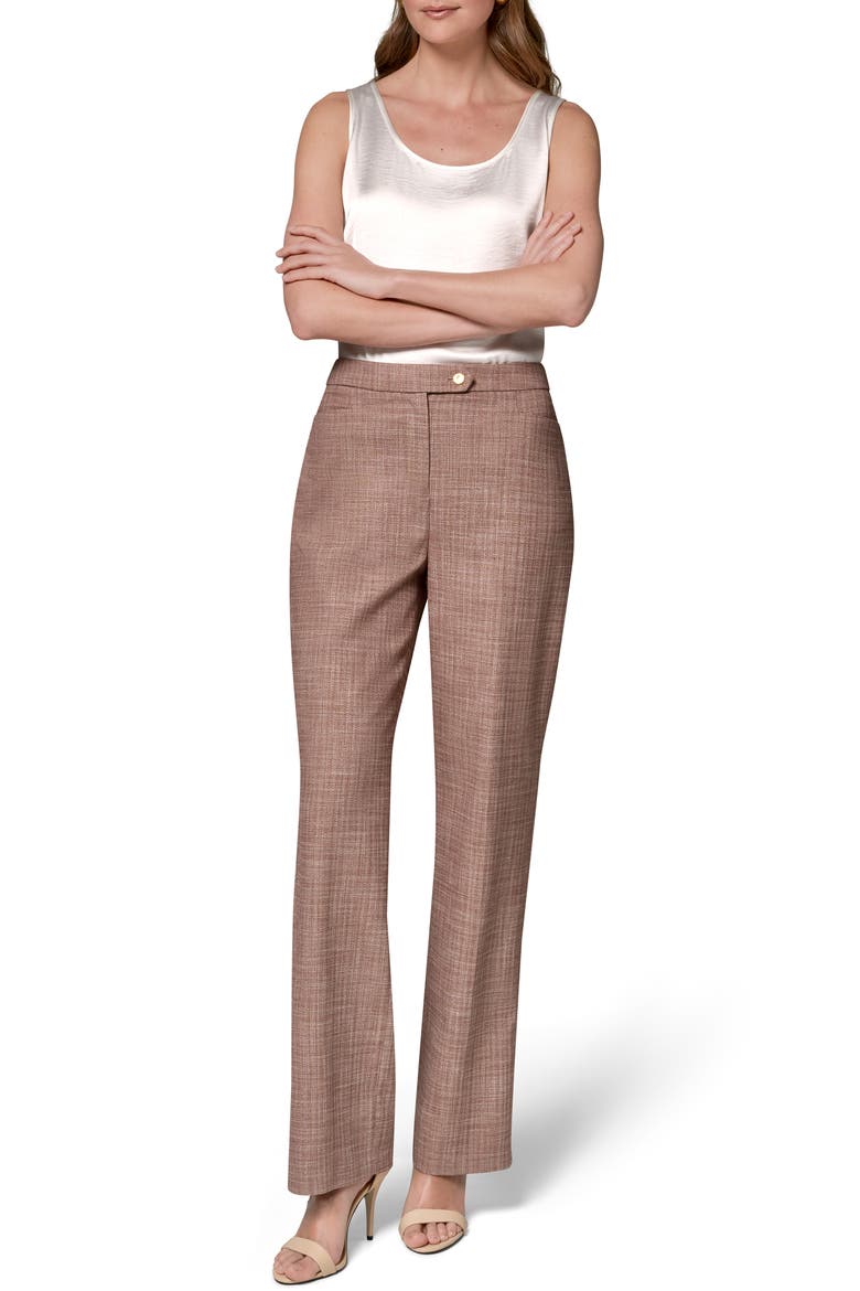 High Waist Straight Leg Pants, Alternate, color, SUNBAKED MULTI
