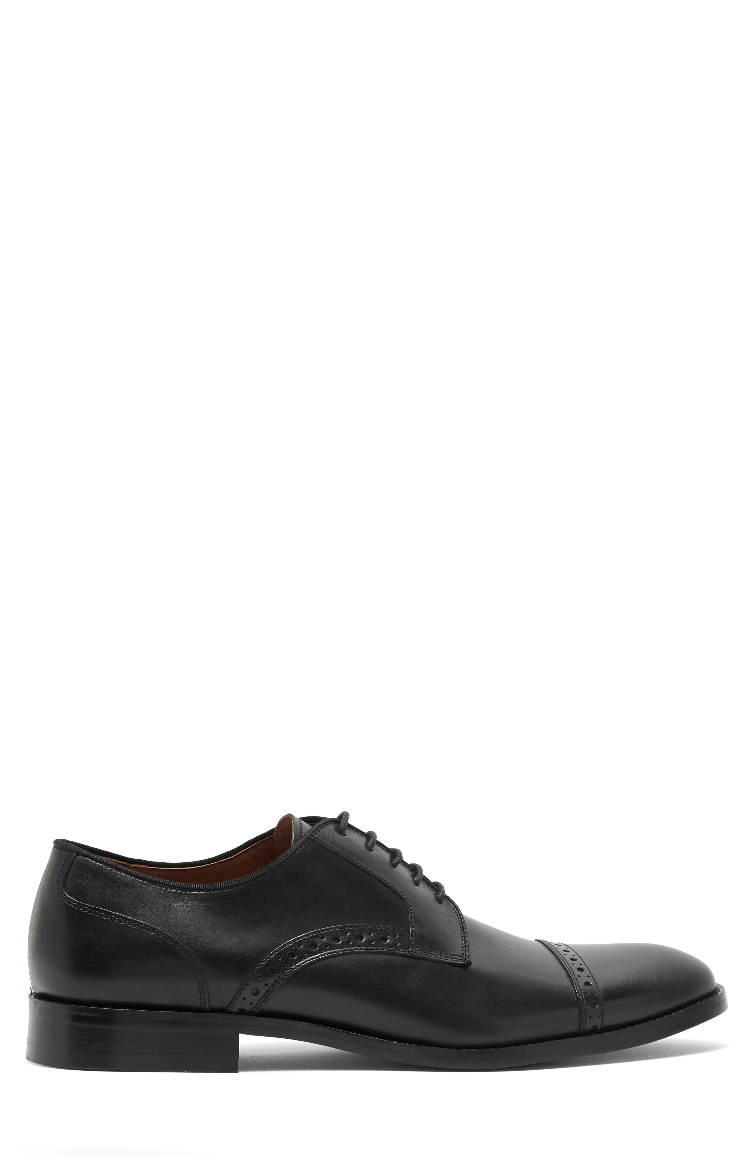 WINTHROP Oakwood Cap Toe Derby, Alternate, color, Black