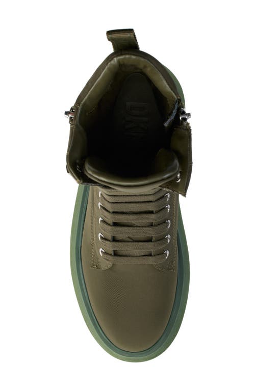 Dkny Aken Sneaker Boot In Green