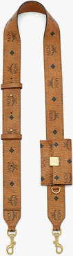 MCM Aren Shoulder Strap with Pouch in Visetos