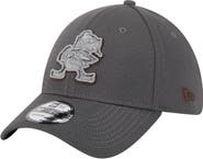 New Era Men's New Era Graphite Cleveland Browns Throwback Logo Main 39THIRTY Flex Hat