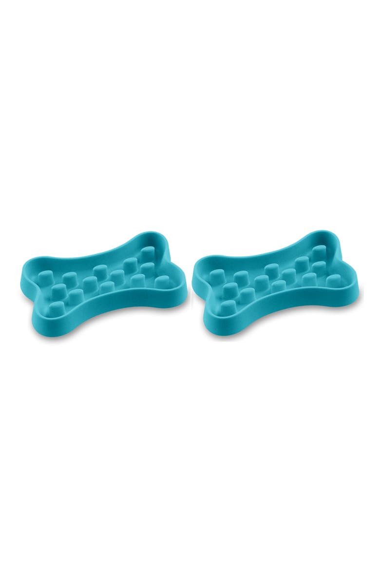 Slow Chow Bone Feeder, Main, color, TEAL