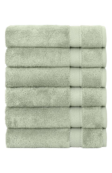 Sinemis Terry Hand Towels - Set of 6