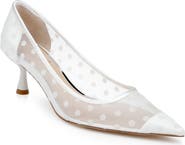 Jewel Badgley Mischka Elena Pointed Cap Toe Pump