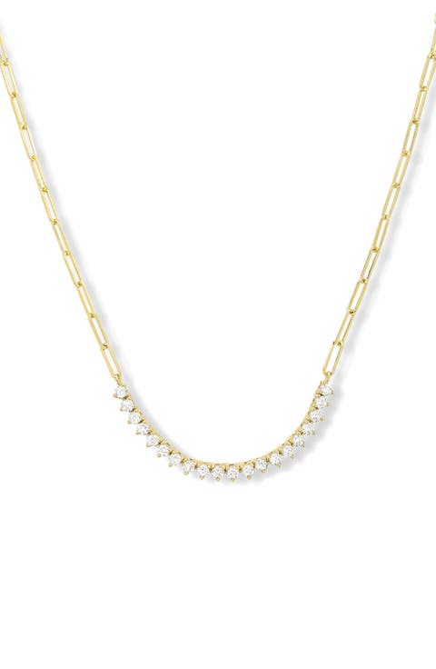 Not Your Basic Cubic Zirconia Necklace