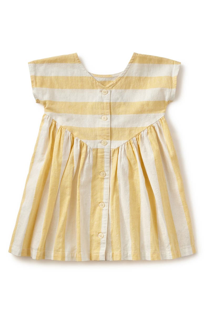 Tea Collection 'La Donna' Stripe Button Back Dress, Alternate, color, 