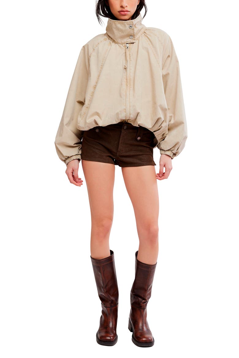 Vagabond Faux Leather Shorts, Alternate, color, CHOCOLATE TORE