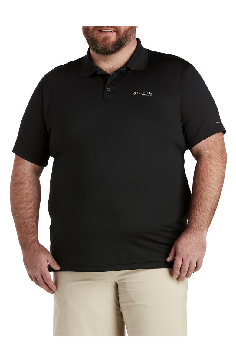 Columbia Big & Tall Low Drag Offshore Polo Shirt, Main, color, Black