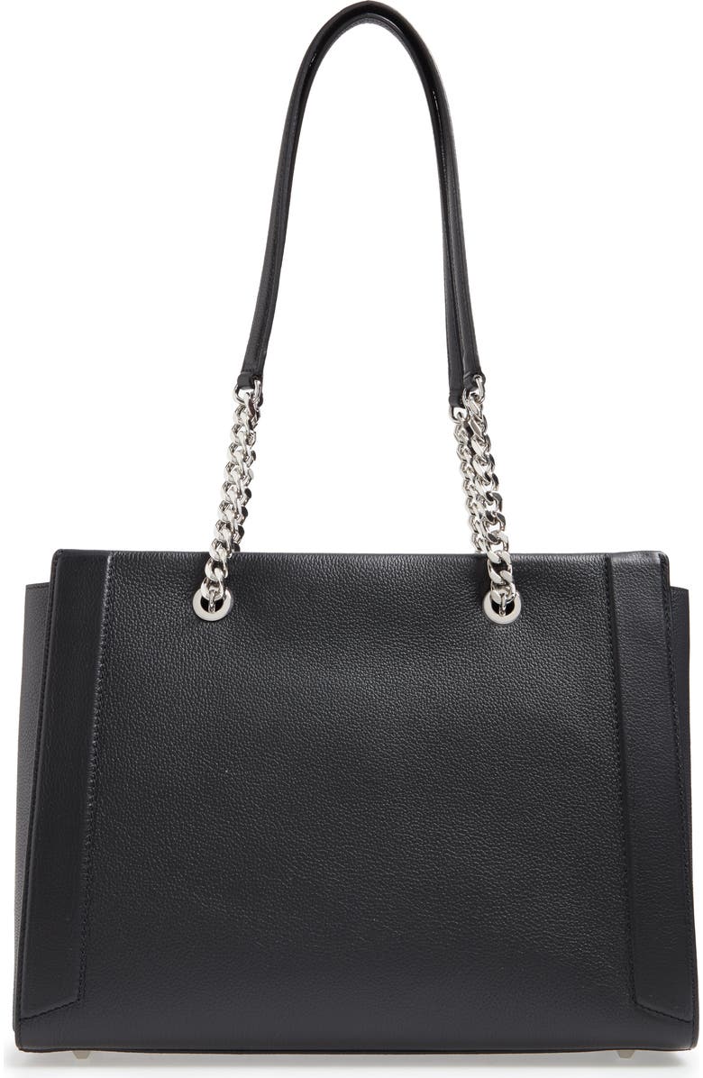 MCM Large Catherine Leather Tote, Alternate, color,