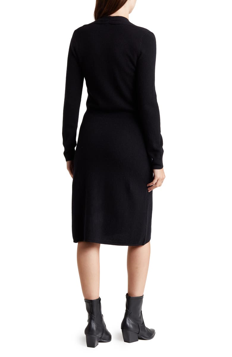 Sofia Cashmere Long Sleeve Cashmere Sweater Dress, Alternate, color, 