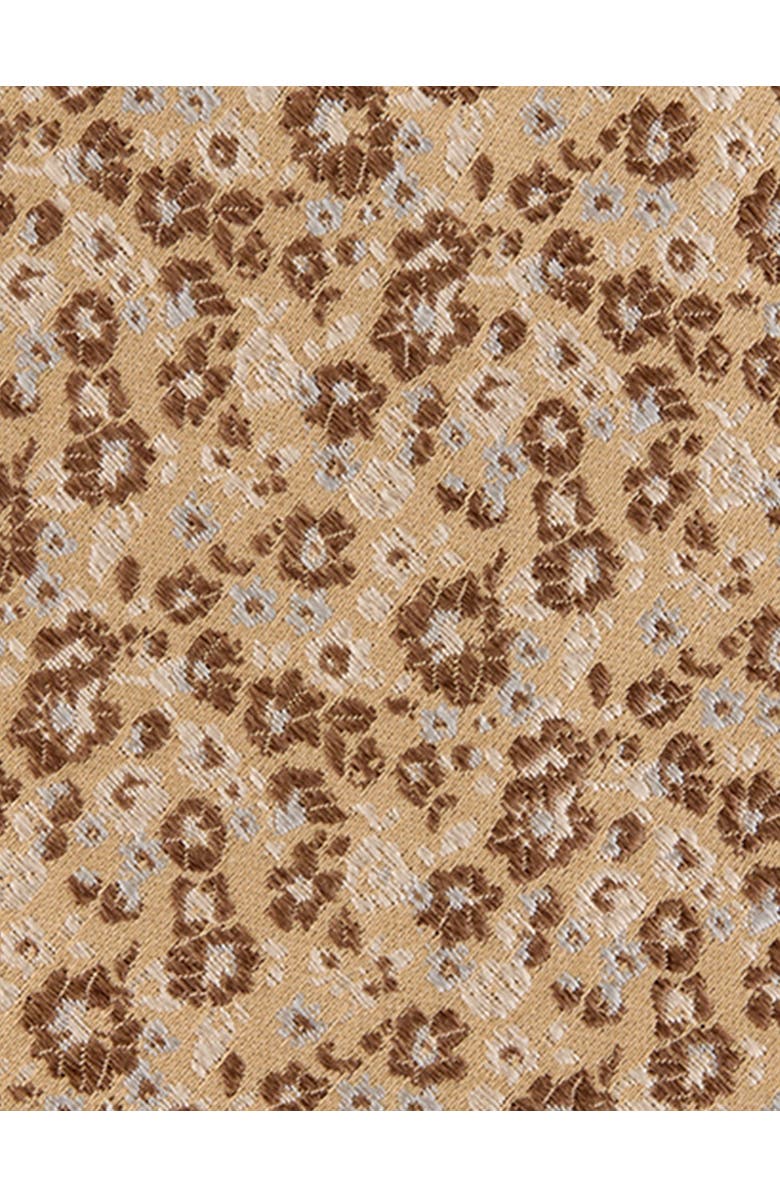 Michael Kors Big & Tall Avignon Floral Tie, Alternate, color, Taupe