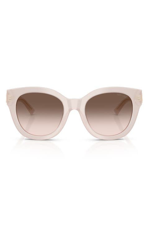 51mm Gradient Round Sunglasses