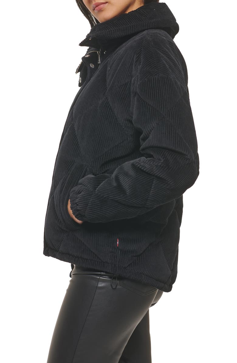 Levi's<sup>®</sup> Diamond Quilted Corduroy Puffer Jacket, Alternate, color,