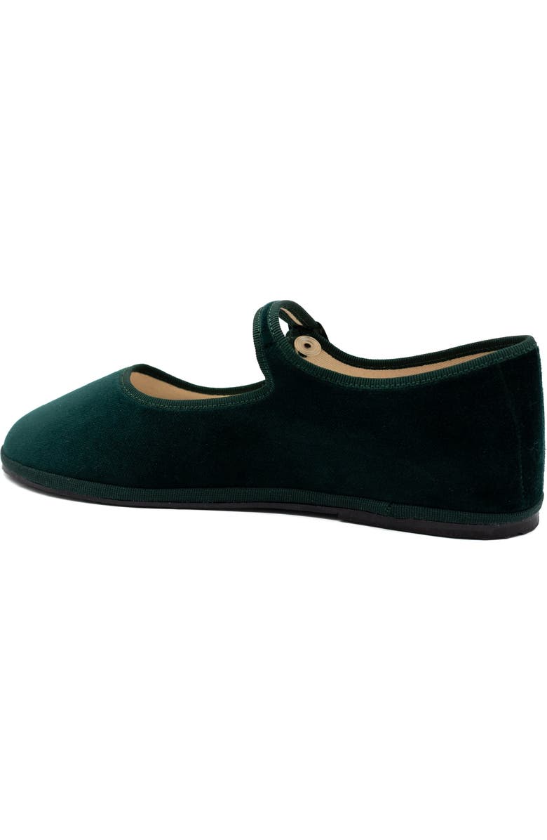 Gondolina Shoes Mary Jane Ballet Flats, Alternate, color, Vignole Dark Green