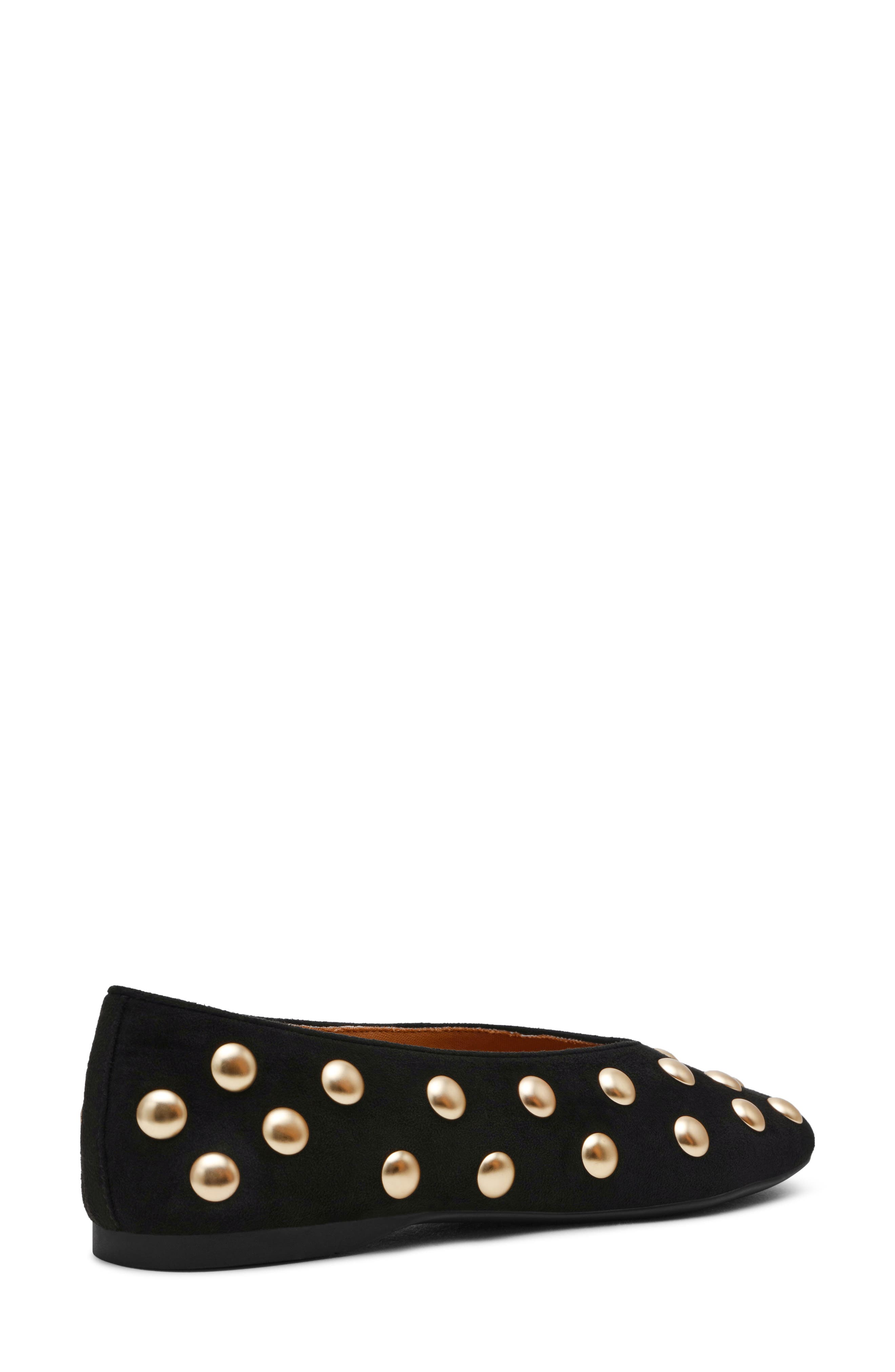 DV by Dolce Vita Karma Stud Ballet Flat, Alternate, color, Black