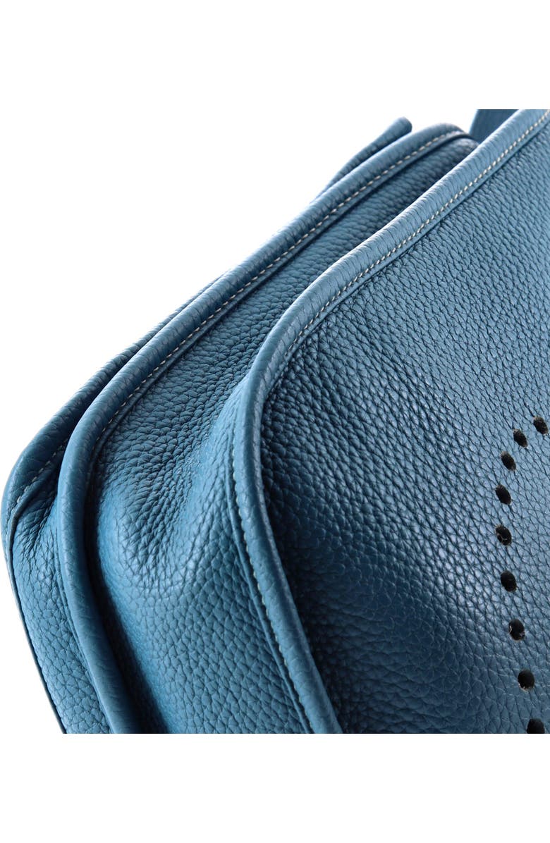 Pre-Owned Hermes Evelyne Bag Gen III Clemence PM, Alternate, color, Bleu Jean